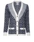 Chanel CC Button Cardigan, front view