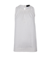 Chanel Sleeveless Knit Vest, &pound;390, Clothing, White, Cotton, Front view
