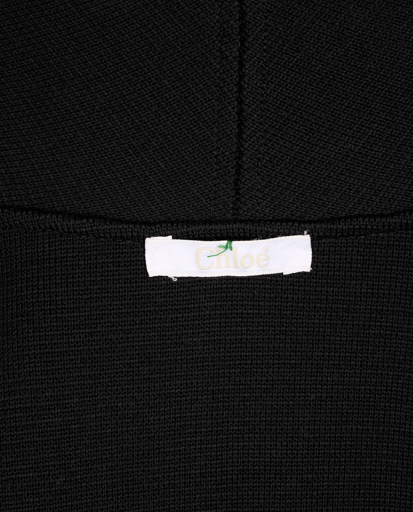 Chloé Sleeveless Cardigan, &pound;110, Clothing, Black, Wool, Other view