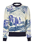 Chloe Boyish Printed Jumper, front view