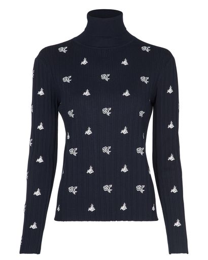 Chloe Sweater Floral Printed, front view