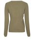 Chloé Sage Green V Neck Jumper, back view