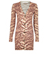 Diane Von Furstenberg Animal Print Cardigan, front view