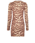 Diane Von Furstenberg Animal Print Cardigan, back view