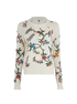 Christian Dior Floral Knit Jumper, front view