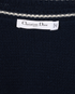 Christian Dior Short Sleeved Jumper, &pound;850, Clothing, Navy, Cashmere/Wool, Other view