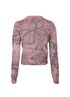 Christian Dior Dioriviera Embroidered Jumper, &pound;950, Clothing, Grey/Pink, Cashmere, Back view