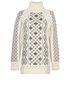 Christian Dior Cross Stitch Roll Neck Jumper, front view