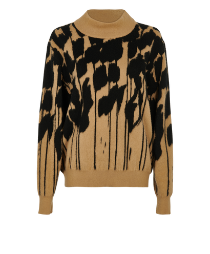 Christian Dior High Neck Printed Jumper, front view