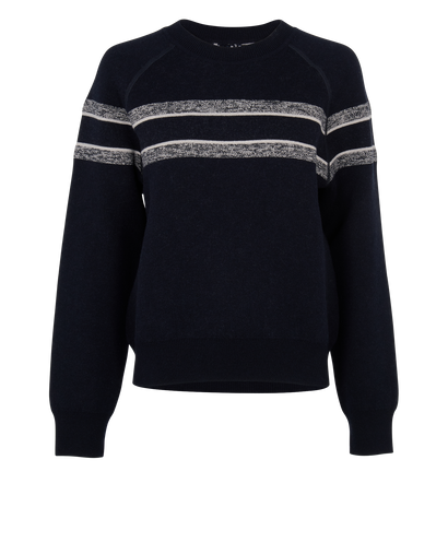 Christian Dior J'Adior 8 Boxy Sweater, £695, Clothing, Blue, Cashmere, Front view