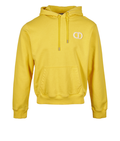 Christian Dior CD Icon Hoodie, &pound;350, Clothing, Yellow, Cotton, Front view