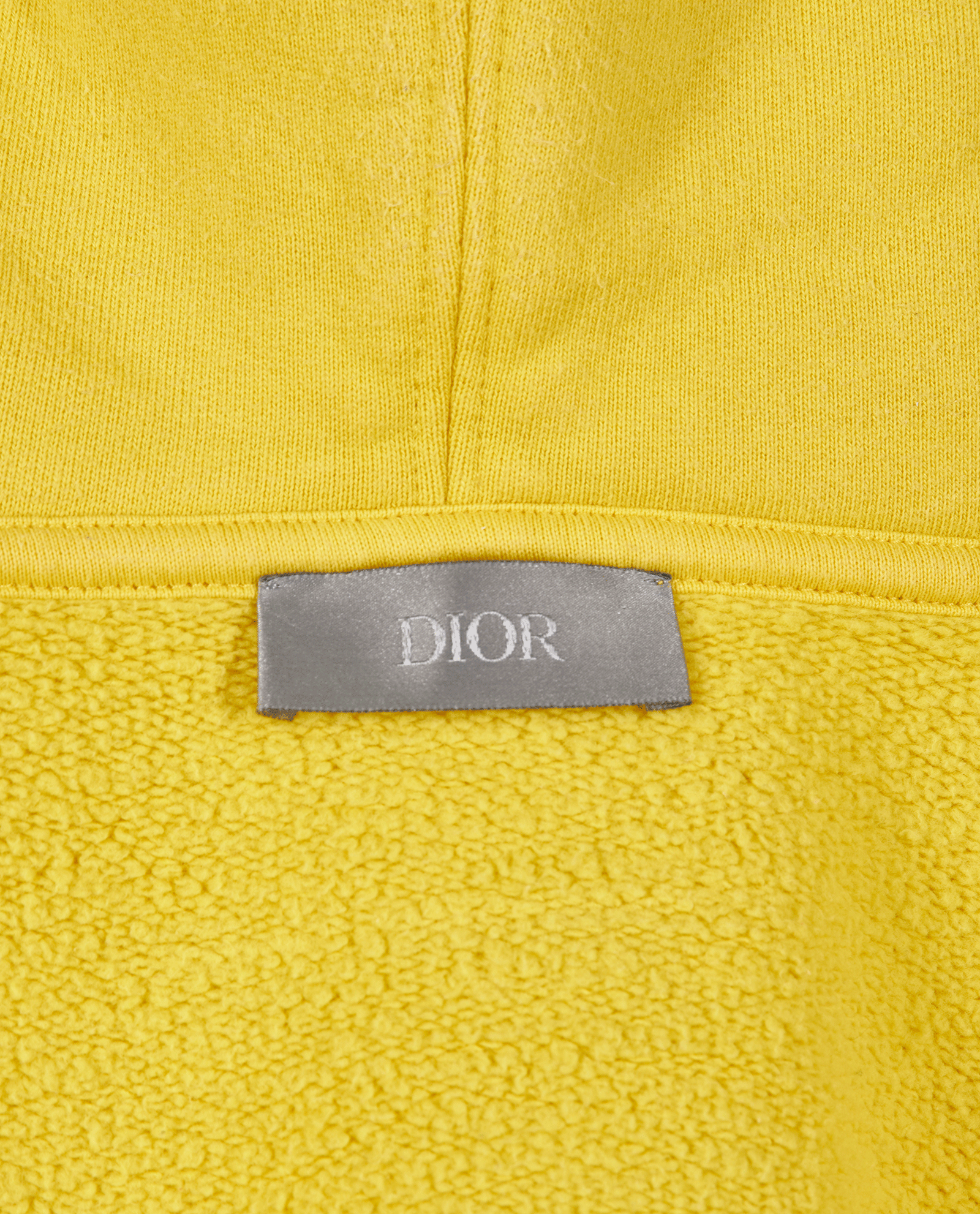 Christian Dior CD Icon Hoodie, &pound;350, Clothing, Yellow, Cotton, Other view