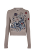 Christian Dior Embroidered Bunny Jumper, front view