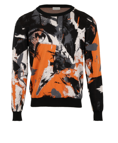Christian Dior Jumper, &pound;275, Clothing, Black/Orange, Cotton, Front view