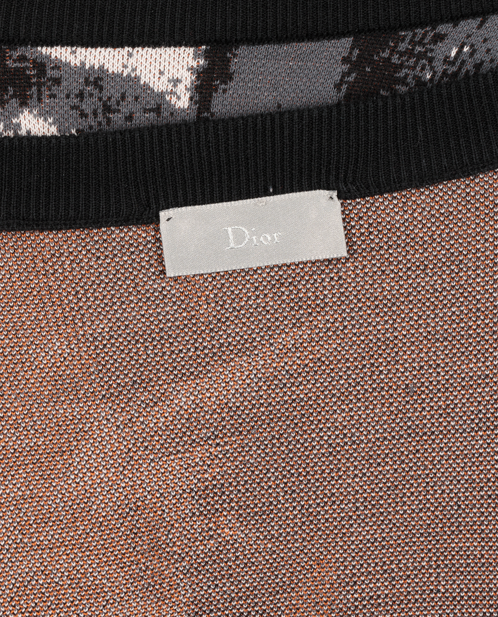 Christian Dior Jumper, &pound;275, Clothing, Black/Orange, Cotton, Other view