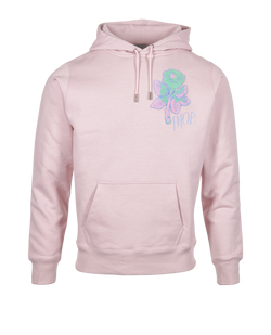 Christian Dior X Alex Foxton Floral Hoodie, Mens, Cotton, Pink, Sz XXS, 2*