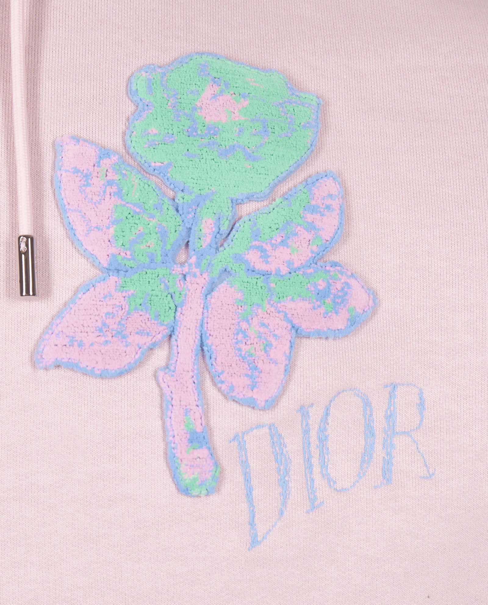 Christian Dior X Alex Foxton Floral Hoodie, &pound;450, Clothing, Pink, Cotton, Other view