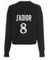 Christian Dior J'adior 8 Boxy Jumper, back view