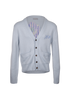 Christian Dior X Alex Foxton Floral Cardigan, &pound;395, Clothing, Blue, Wool, Front view