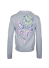 Christian Dior X Alex Foxton Floral Cardigan, &pound;395, Clothing, Blue, Wool, Back view