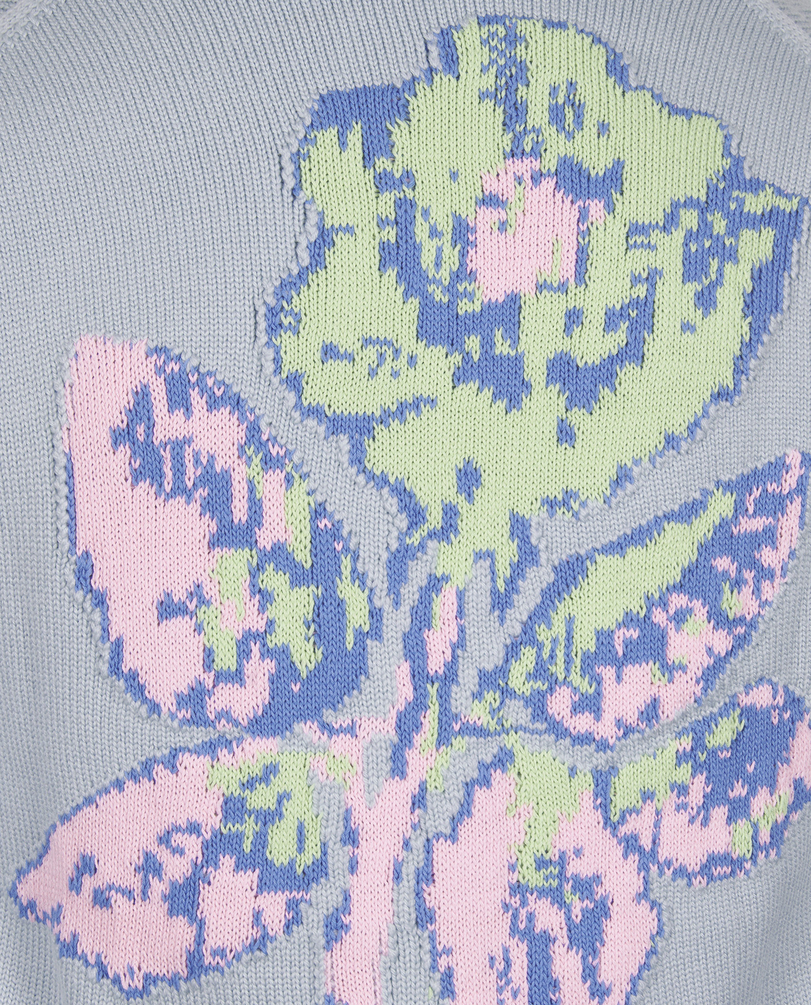 Christian Dior X Alex Foxton Floral Cardigan, &pound;395, Clothing, Blue, Wool, Other view