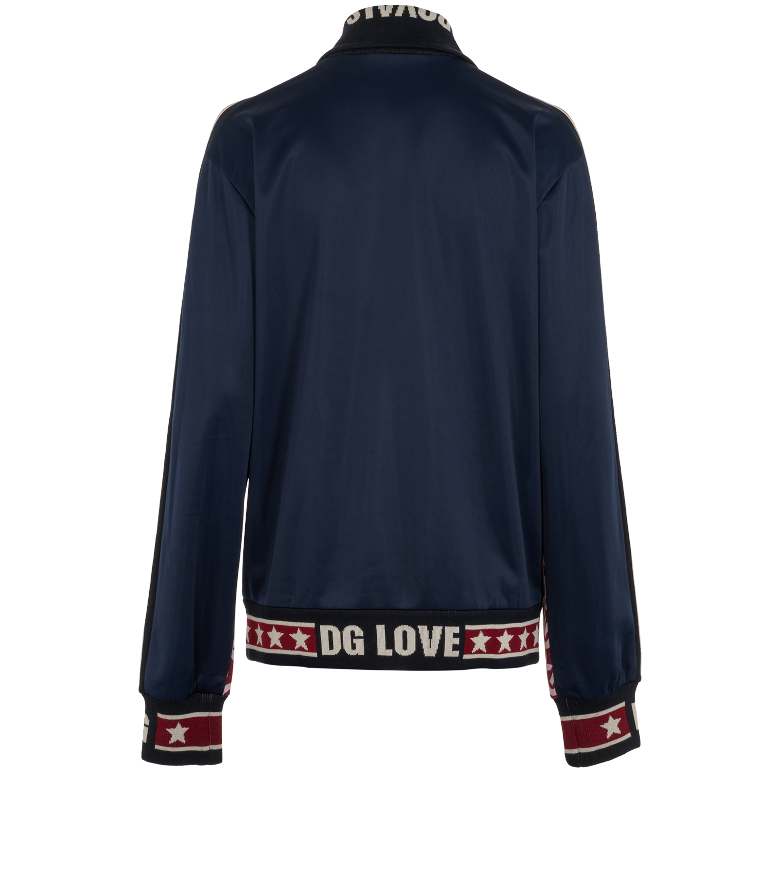Dolce & Gabbana DG Mania Track Jacket, &pound;150, Clothing, Navy/Red, Polyester (Polymer), Back view