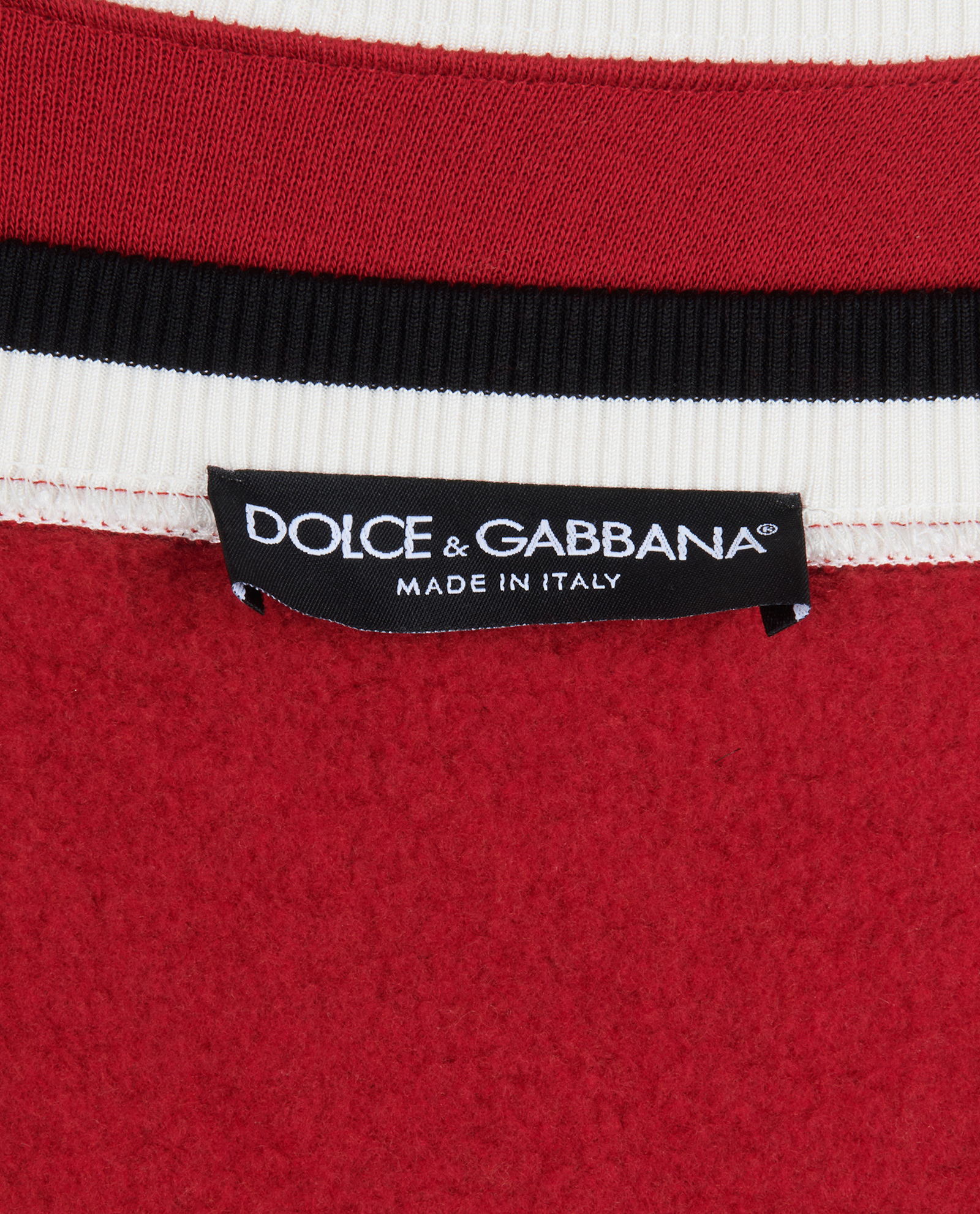 Dolce & Gabbana Queens Angels Sweatshirt, &pound;395, Clothing, Red, Cotton/Polyester Mix, Other view