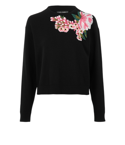 Dolce & Gabbana Embroidered Floral Jumper, front view