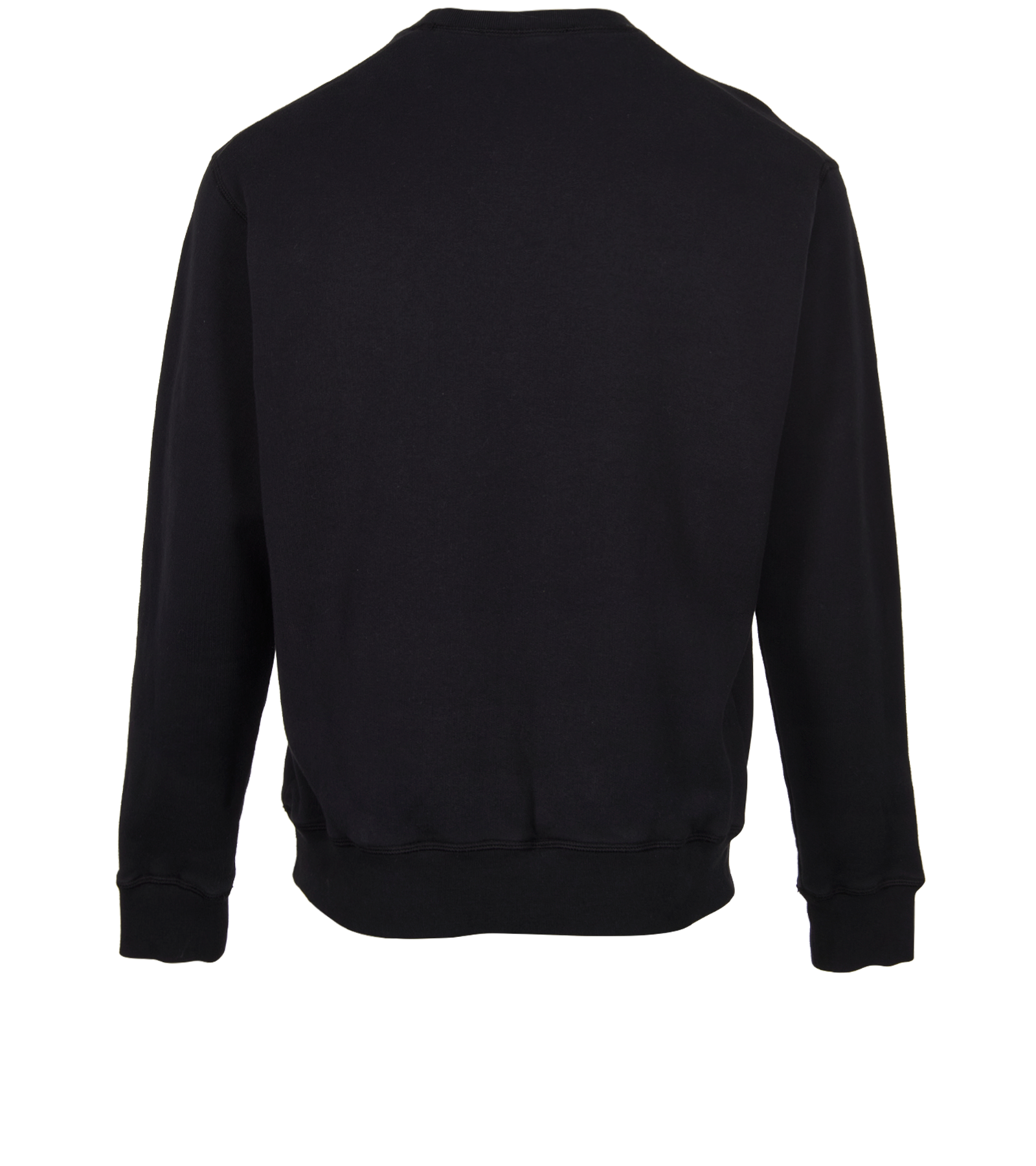 D Squared Logo Jumper, &pound;160, Clothing, Black, Cotton, Back view