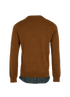 D Squared Layered Jumper, &pound;175, Clothing, Brown, Wool, Back view
