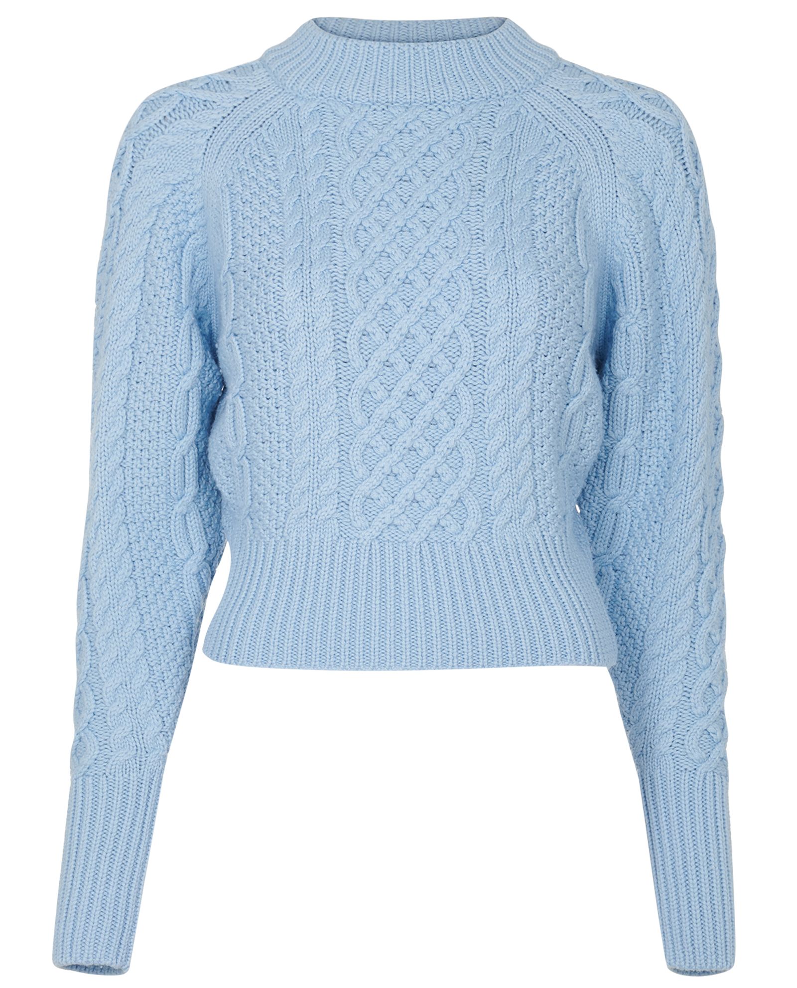 Emilia Wickstead Emory Chunky Cable Knit Sweater, Jumpers - Designer ...