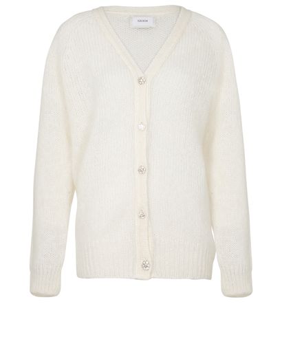 Erdem Marcilly Jewelled Button Cardigan, front view