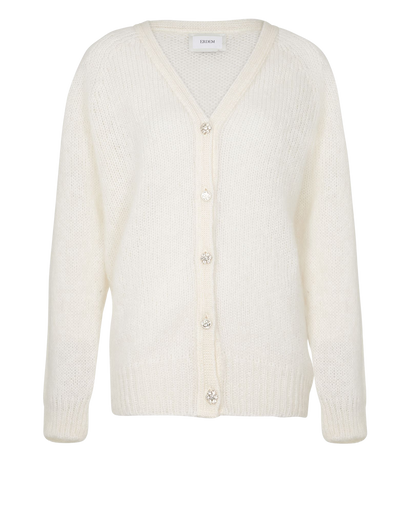 Erdem Marcilly Jewelled Button Cardigan, front view