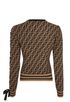Fendi Ribbon Sleeve Jumper, back view