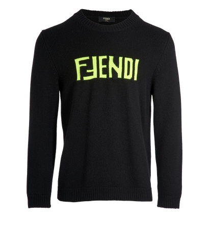 Fendi Reverse Logo Jumper, front view