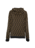 Fendi FF Zipped Up Fleece, back view