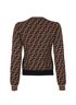 Fendi Zucca Crew Neck Jumper, back view