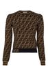 Fendi FF Motiv Jersey Jumper, front view