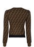 Fendi FF Motiv Jersey Jumper, back view