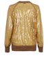 Fendi Vichy Sequin V Neck Jumper, back view