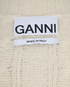 Ganni Cable Knit Turtleneck Sweater, &pound;80, Clothing, Cream, Alpaca Wool/Polyester (Polymer), Other view