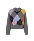 Ganni Harlequin Oversized Jumper, front view