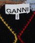 Ganni Harlequin Knit Vest, other view