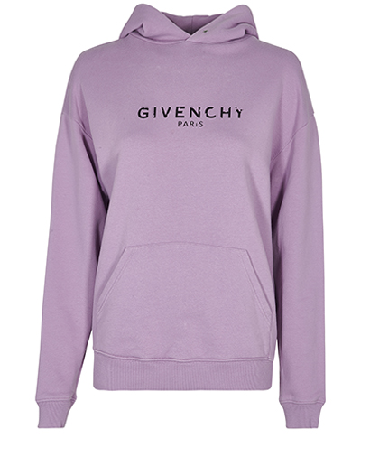 Givenchy Distressed Logo Hoodie, front view