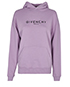 Givenchy Distressed Logo Hoodie, front view