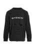 Givenchy Archetype Ripped Sweatshirt, &pound;220, Clothing, Black, Cotton, Front view
