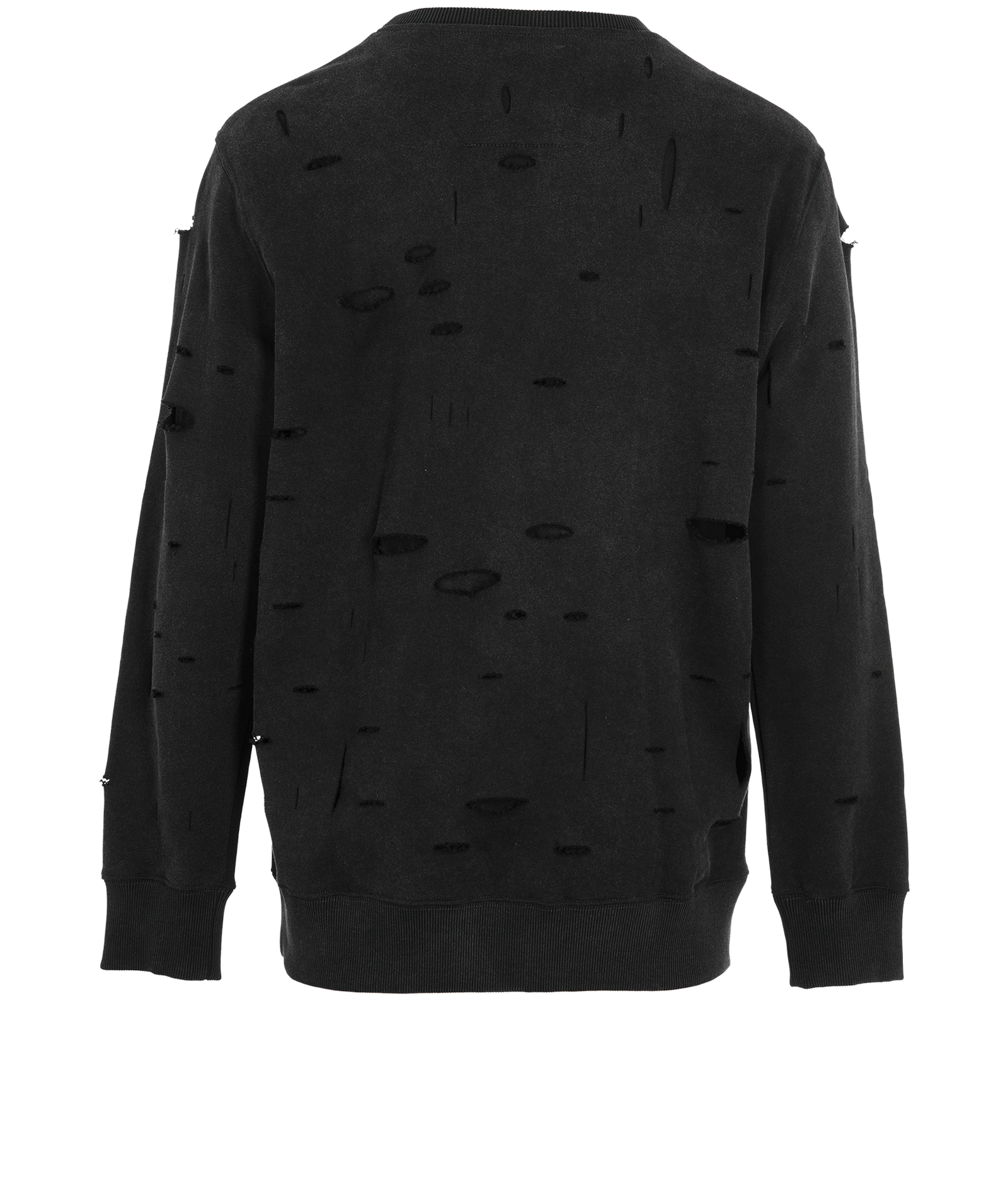 Givenchy Archetype Ripped Sweatshirt, &pound;220, Clothing, Black, Cotton, Back view