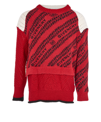 Givenchy Logo Print Jumper, front view