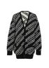 Givenchy Logo Stripes Cardigan, front view