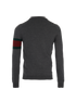 Gucci Web V-Neck Jumper, back view